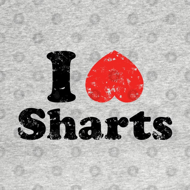 I Heart Sharts {Vintage} by tinybiscuits